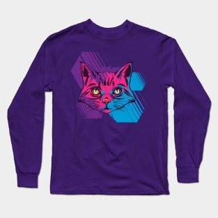 Tripple color cat Long Sleeve T-Shirt